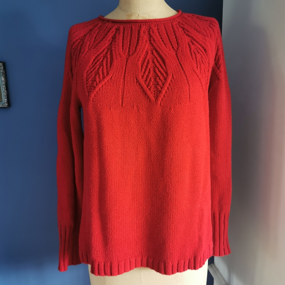 Red sweater